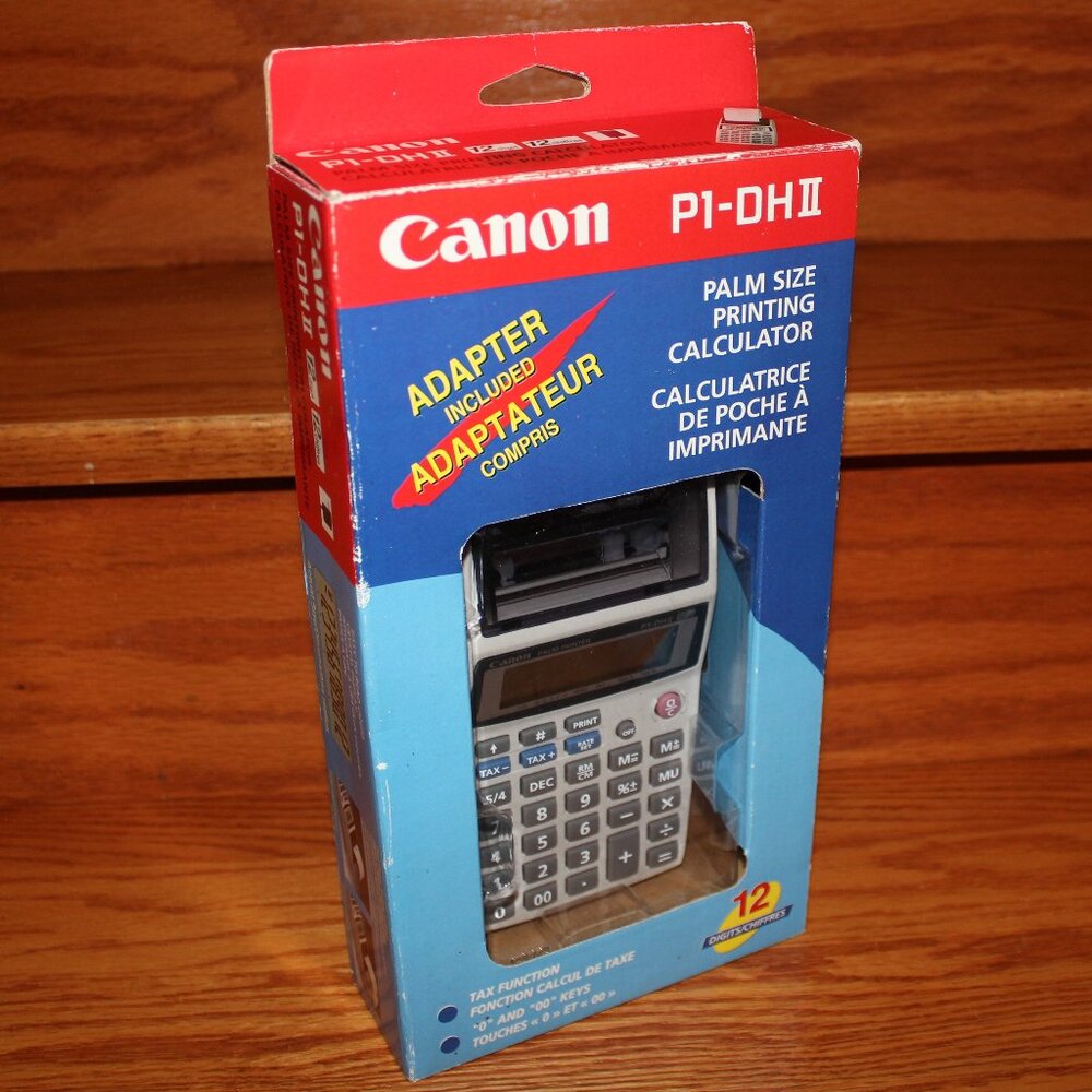 ❤️open box Canon P1-DH II Palm Size Printing Tax & Business Calculator 12 Digits